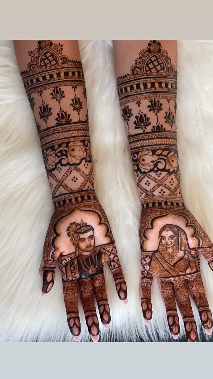 Festival henna design by Rimple