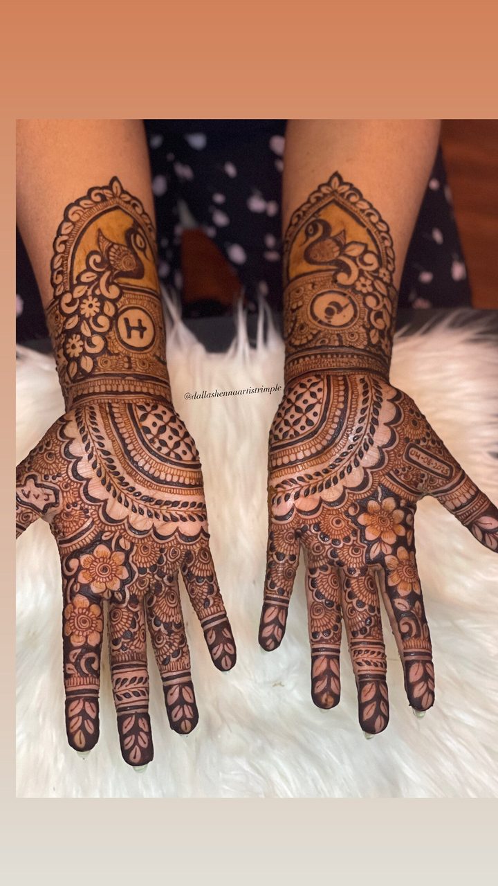 Modern henna design by Rimple