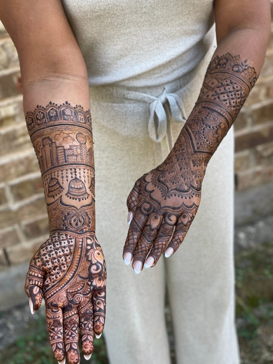 Modern henna design by Rimple